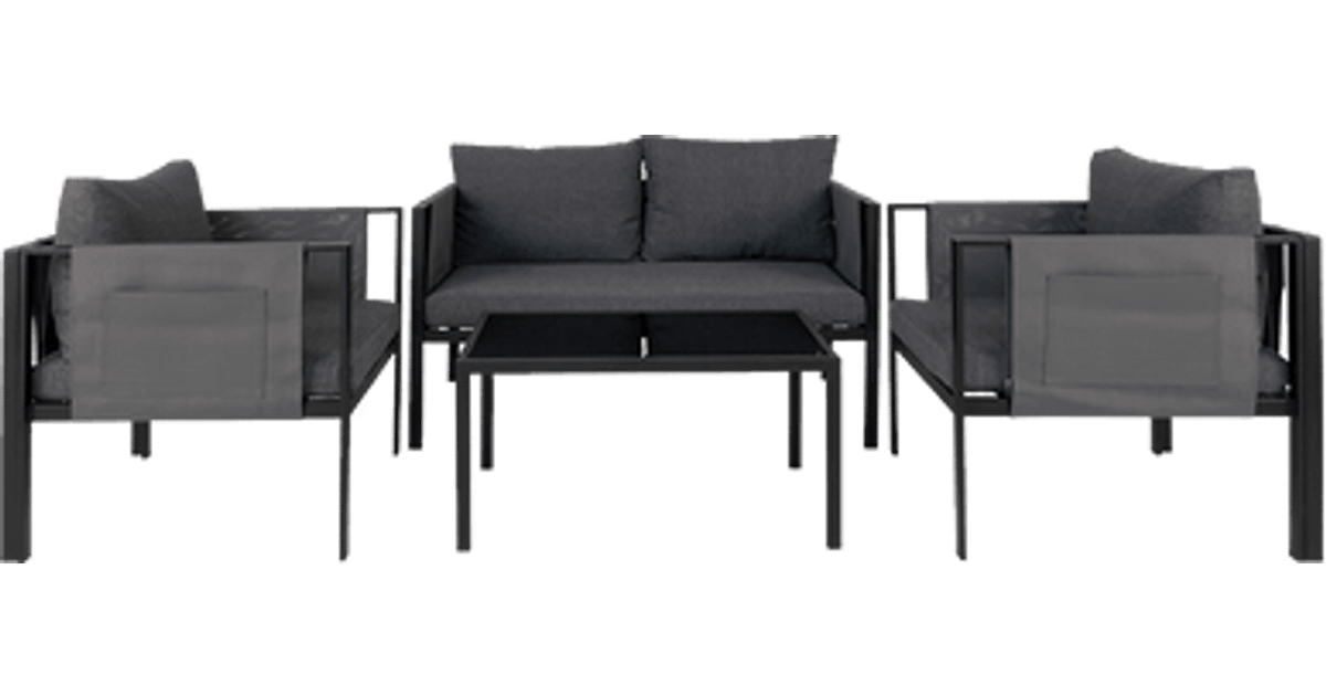 House Nordic Nice Loungesæt, borde inkl. 2 stole & 1 sofaer • »