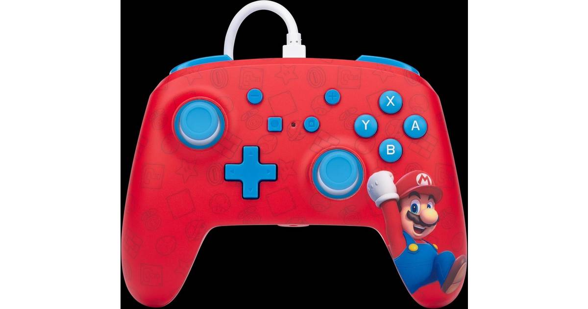 PowerA Switch kablet controller WooHoo Mario • Pris