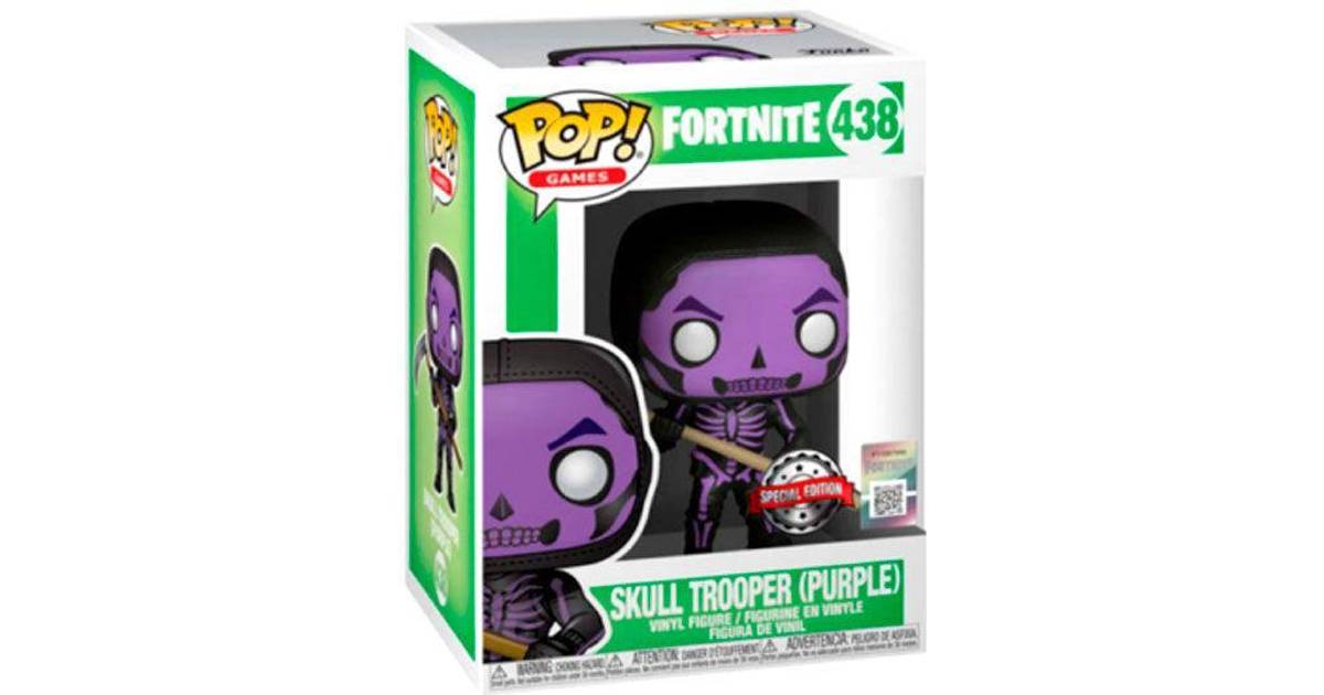 Funko Pop 438 Skull Trooper Purple E3 Figura de vinilo exclusiva 