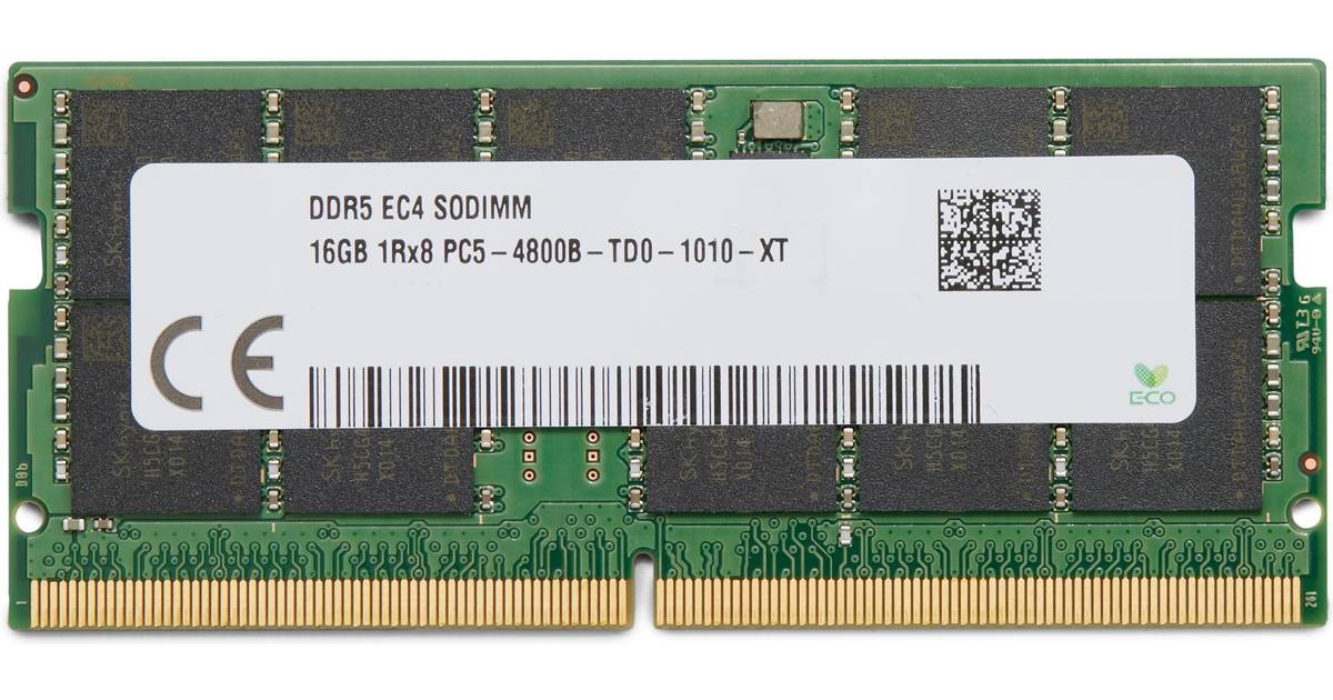 HP DDR5 (1x16GB) 4800 SODIMM Memory hukommelsesmodul • »