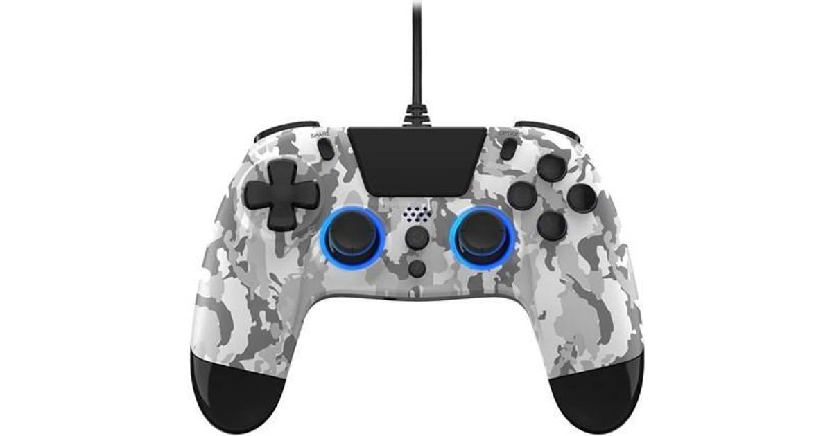 Gioteck PS4 VX-4 WIRED CONTROLLER WITH AUDIO JACK LED CAMO Gamepad Sony PlayStation 4 • Pris »