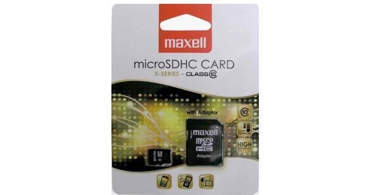 galop support Mild Micro SD Kort 64GB Class 10 fra Maxell • Se priser »