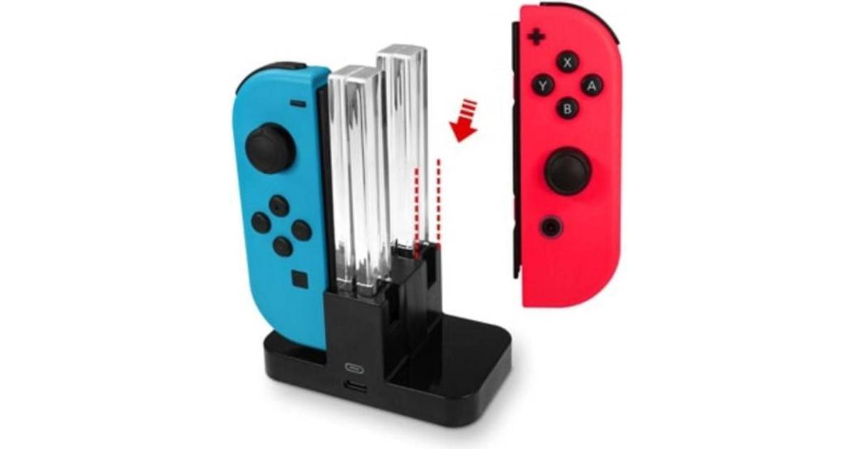 ladestation for Nintendo Switch Joy Con • Pris »