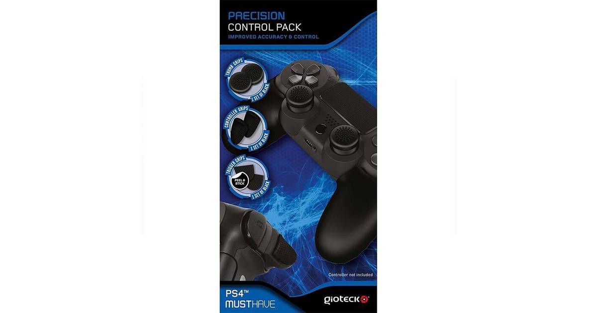 Gioteck Ps4 Controller Precision Control Pack - Black • Pris