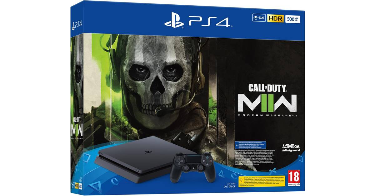 Inhibere fiktiv Ikke moderigtigt Sony PlayStation 4 Slim 500GB - Call of Duty Modern Warfare II • Pris »