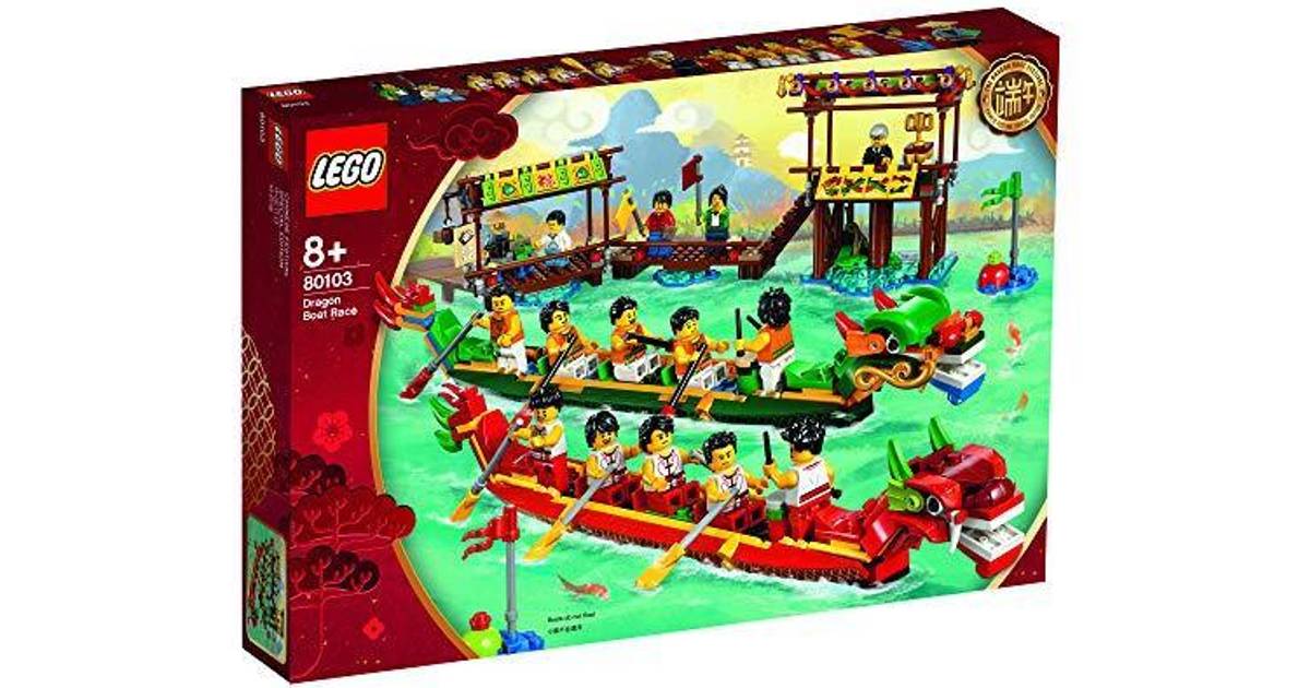 Konkurrere æggelederne craft Legrand LEGO 80103 Chinese Dragon Boat Race 2019 Asia Exclusive • Pris »