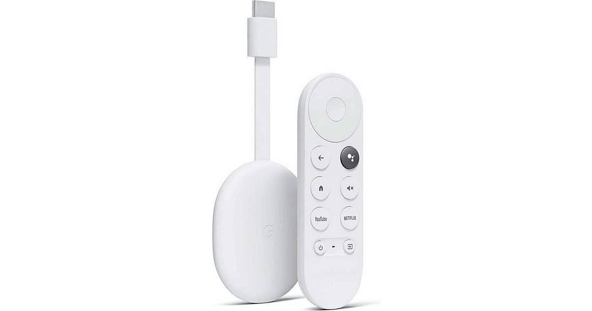 Google Chromecast (4th with Google TV 4K • Pris »