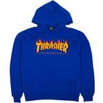 Thrasher Magazine Flame Logo Hoodie Unisex - Royal