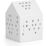 Kähler Urbania Light House Mini White Fyrfadsstage 9.5cm