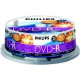 Philips DVD Optisk lagring Philips DVD-R 4.7GB 16x Spindle 25-Pack