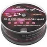 MediaRange CD-R 700MB 52x Spindle 25-Pack (MR201)