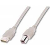 Assmann USB-kabel Kabler Assmann USB A-USB B 2.0 5m