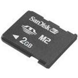 2 GB - Memory Stick Micro Hukommelseskort SanDisk Memory Stick Micro (M2) 2GB
