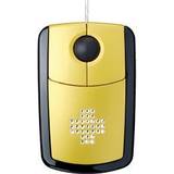 Pat Says Now Standardmus Pat Says Now Glamrock Gold Optical Mouse Yellow