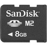 SanDisk 8 GB Hukommelseskort & USB Stik SanDisk Memory Stick Micro (M2) 8GB