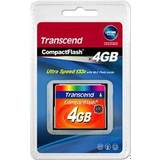 4 GB Hukommelseskort & USB Stik Transcend Compact Flash 4GB (133x)