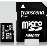 8 GB - Class 4 Hukommelseskort & USB Stik Transcend MicroSDHC Class 4 8GB