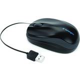 Kensington Standardmus Kensington Pro Fit Retractable Mobile Mouse Black