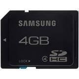 4 GB - SDHC Hukommelseskort & USB Stik Samsung SDHC Class 4 4GB