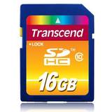 16 GB - SDHC Hukommelseskort & USB Stik Transcend SDHC Class 10 16GB
