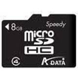 Adata microSDHC Hukommelseskort Adata MicroSDHC Class 4 8GB