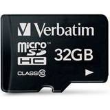Verbatim Hukommelseskort & USB Stik Verbatim MicroSDHC Class 10 32GB