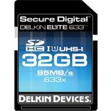 Delkin UHS-I Hukommelseskort Delkin SDHC Elite UHS-I 32GB (633x)