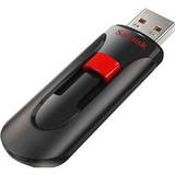 64 GB - MultiMediaCard (MMC) - USB 2.0 USB Stik SanDisk Cruzer Glide 64GB USB 2.0