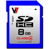 8 GB - Class 4 Hukommelseskort & USB Stik V7 SDHC Class 4 8GB