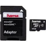 Hama 64 GB Hukommelseskort Hama MicroSDXC UHS-I 64GB