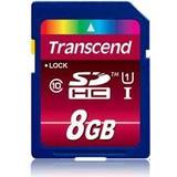 8 GB - U1 Hukommelseskort Transcend SDHC Premium 45MB/s 8GB