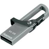 Hama 64 GB Hukommelseskort & USB Stik Hama FlashPen Hook Style 64GB USB 2.0