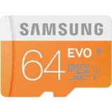 Samsung 64 GB Hukommelseskort Samsung Evo MicroSDXC UHS-I U1 64GB