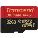 32 GB - Class 10 Hukommelseskort & USB Stik Transcend Ultimate MicroSDHC UHS-I 32GB