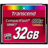 32 GB - Compact Flash Hukommelseskort Transcend Premium Compact Flash 32GB (800x)
