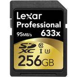 Lexar Media 256 GB Hukommelseskort & USB Stik Lexar Media SDXC Professional UHS-I U3 95MB/s 256GB (633x)