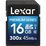 Lexar Media U1 Hukommelseskort Lexar Media Premium SDHC UHS-I U1 45MB/s 16GB (300x)