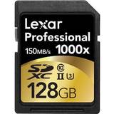 Lexar Media 128 GB Hukommelseskort & USB Stik Lexar Media SDXC Professional UHS-II U3 150MB/s 128GB (1000x)