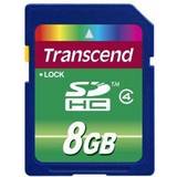 Class 4 - SDHC Hukommelseskort & USB Stik Transcend SDHC Class 4 8GB