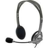 Grå - On-Ear Høretelefoner Logitech H111