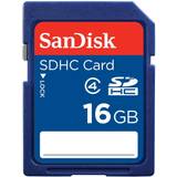 SanDisk Class 4 Hukommelseskort & USB Stik SanDisk SDHC Class 4 16GB