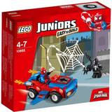 Lego Juniors - Plastlegetøj Lego Juniors Spider-Man: Spider-Car Jagt 10665