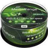 MediaRange DVD Optisk lagring MediaRange DVD+R 4.7GB 16x Spindle 50-Pack