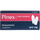Actavis Håndkøbsmedicin Pinex 500mg 10 stk Stikpiller