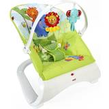 Fisher Price Kan vippes Babyudstyr Fisher Price Rainforest Friends Comfort Curve Bouncer