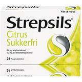 Forkølelse - Lindre & Forebygge Håndkøbsmedicin Strepsils Citrus Sukkerfri 24 stk Sugetablet