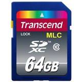 64 GB - SDXC Hukommelseskort & USB Stik Transcend MLC SDXC Class 10 64GB