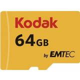Kodak 64 GB Hukommelseskort Kodak MicroSDXC UHS-I U1 64GB