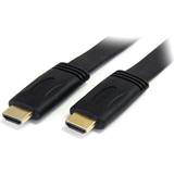 Flad - HDMI-kabler StarTech Flat HDMI - HDMI High Speed with Ethernet 5m