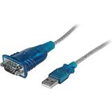 Blå - Rund - USB-kabel Kabler StarTech VGA - USB A 2.0 0.4m